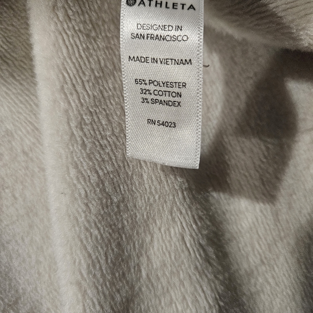 Athleta Fleece Hoodie size M - Picture 7 of 7